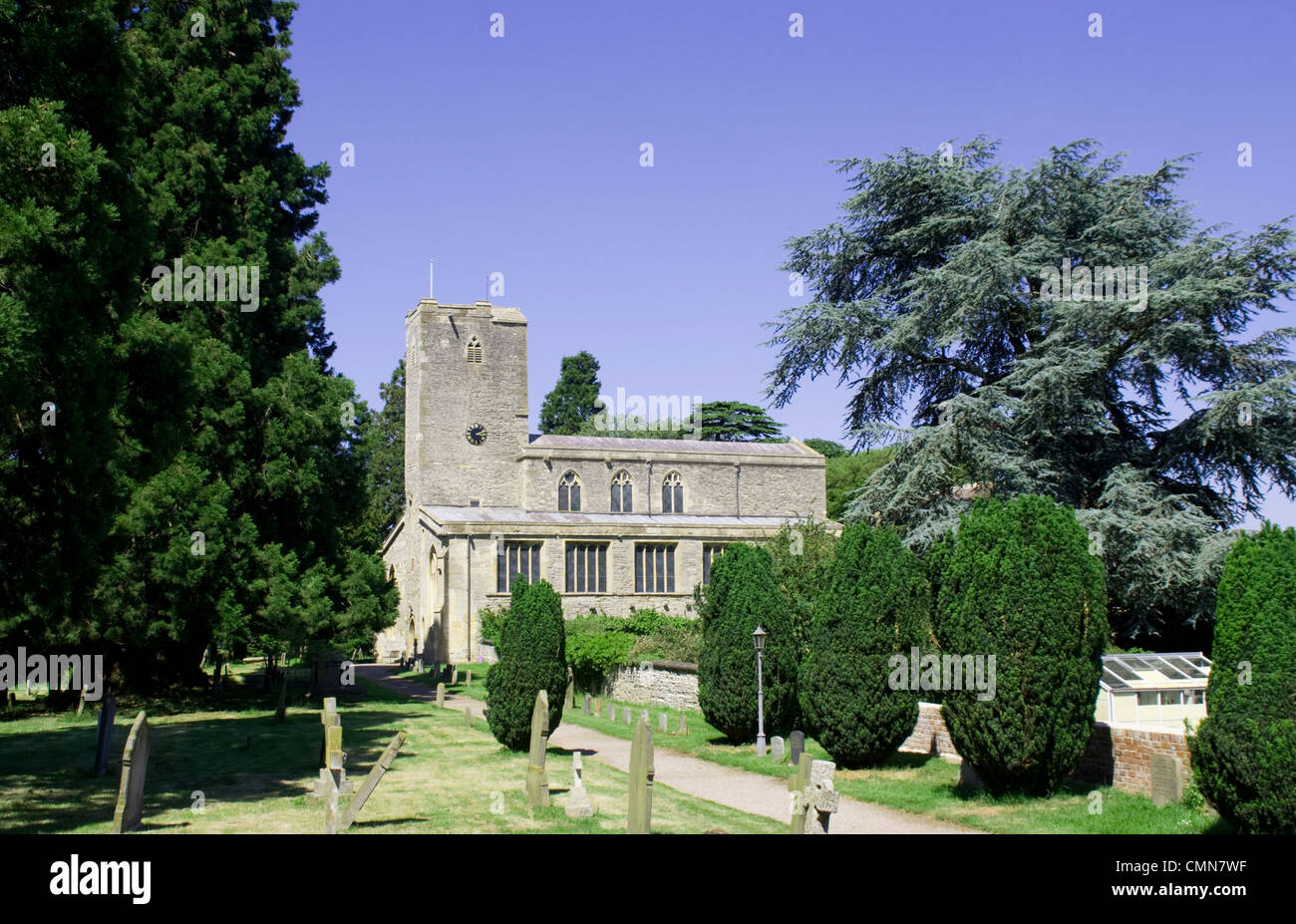 Kirche St. Maria Priory Deerhurst Gloucestershire England UK Stockfoto