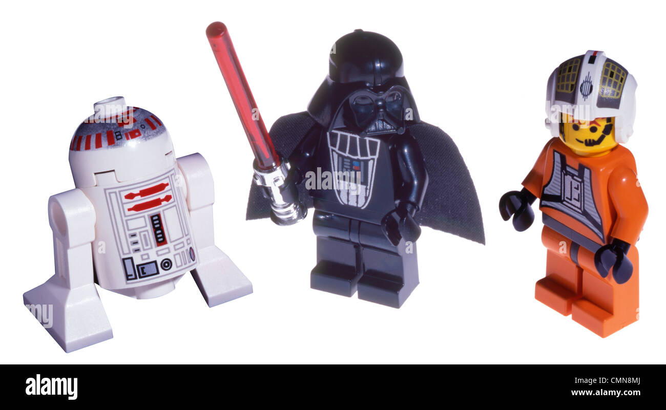 Mini-Lego-Figuren Stockfoto