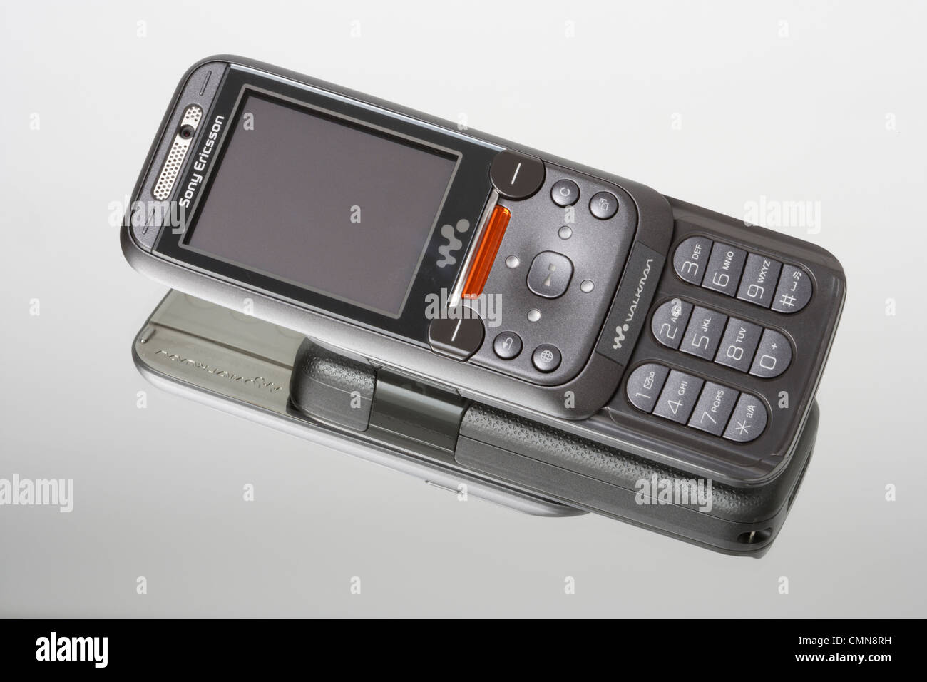 Sony Ericsson Mobiltelefon Handy. Musik-player Stockfoto