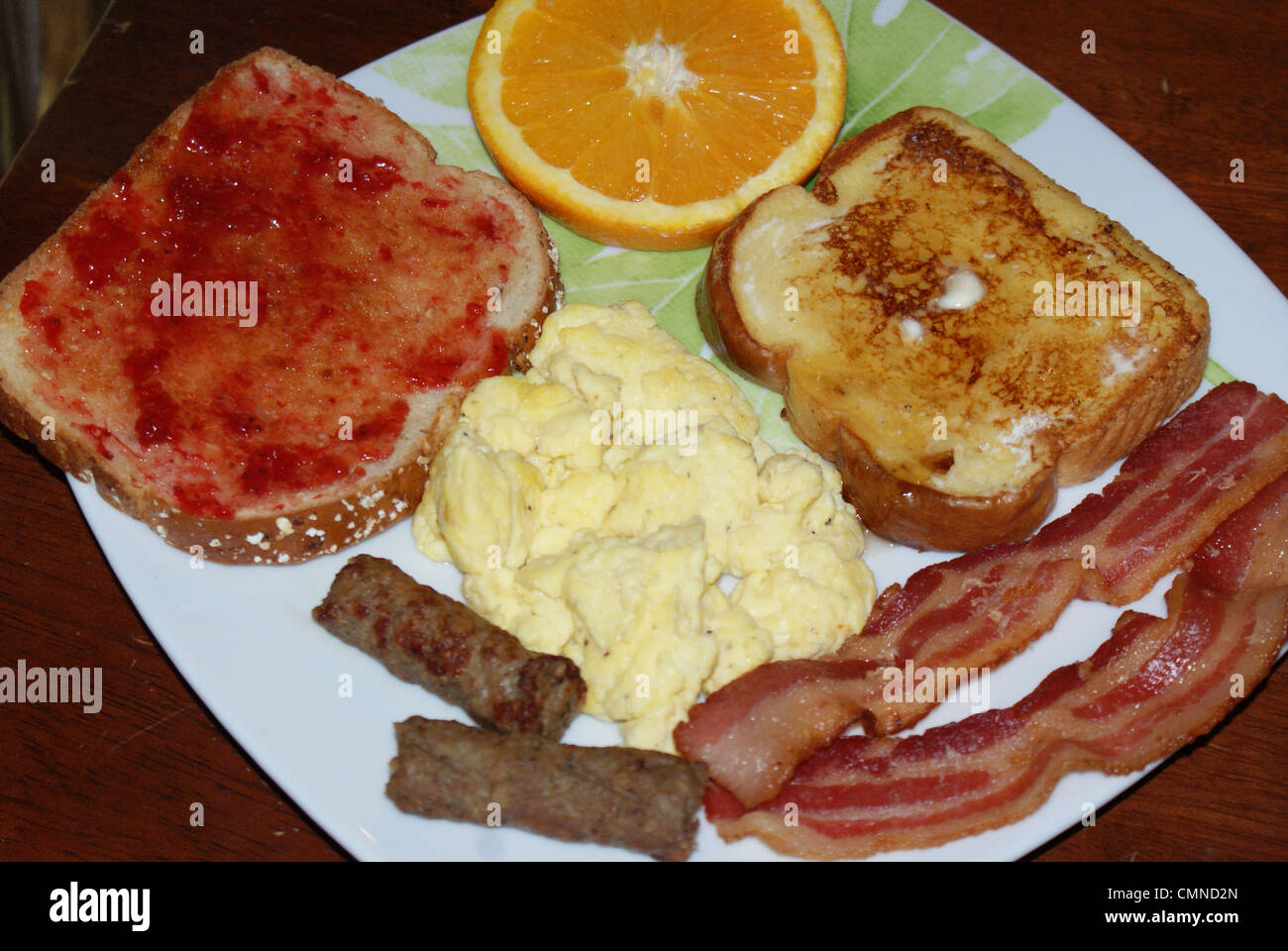 Frühstück Essen. Stockfoto
