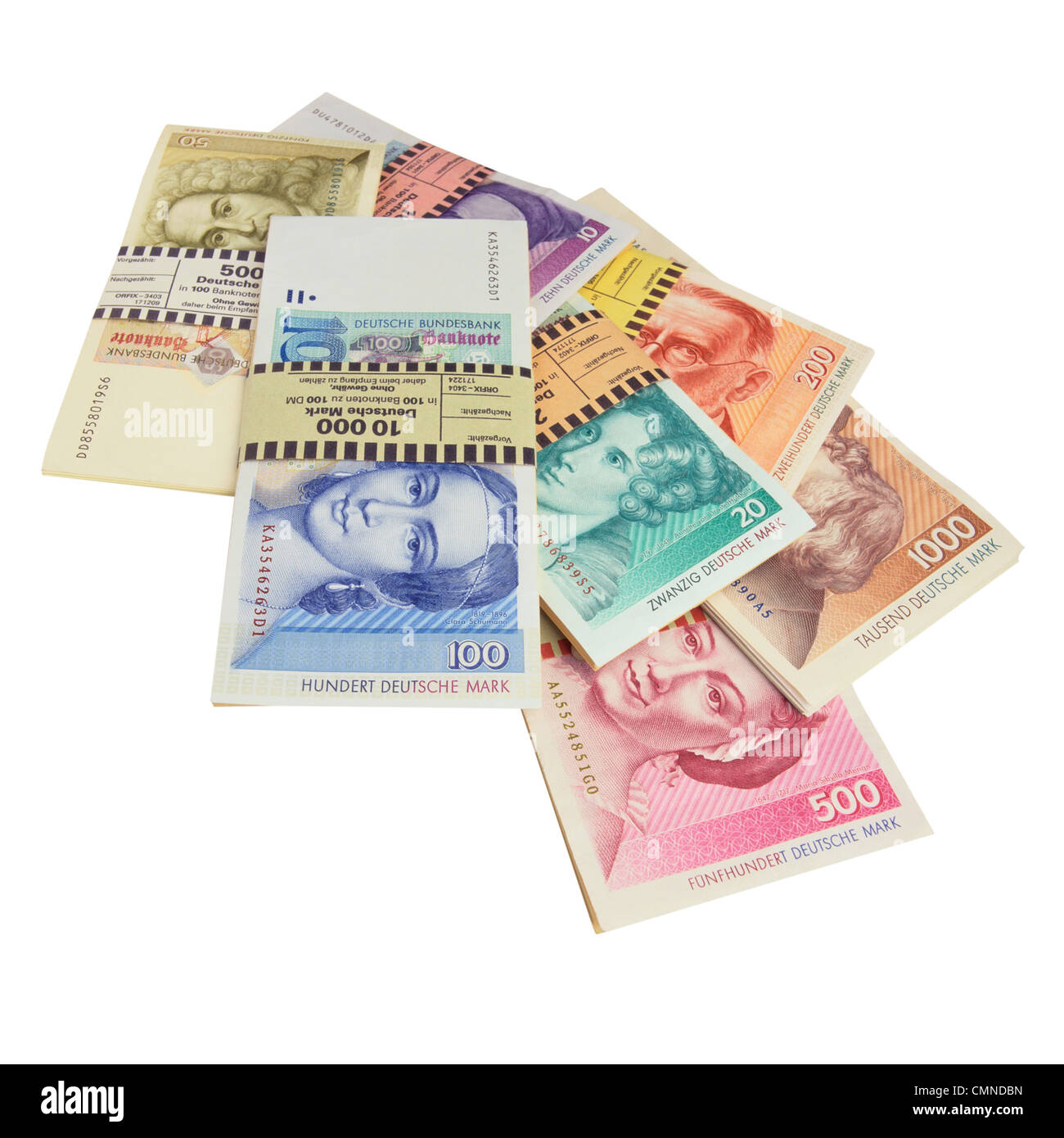 Internationale Währung Stockfoto