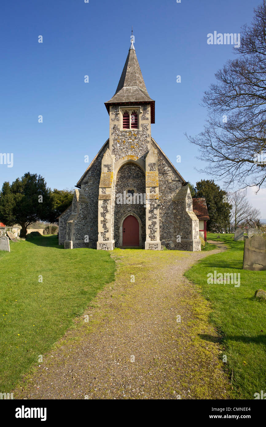 St. Peters Kirche Oare in der Nähe von Faversham in Kent Stockfoto