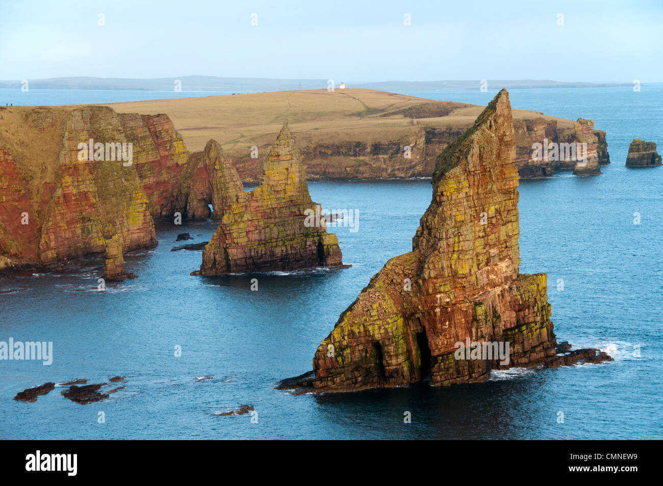 Die Stapel von Duncansby Duncansby Head, Caithness, Schottland, UK Stockfoto