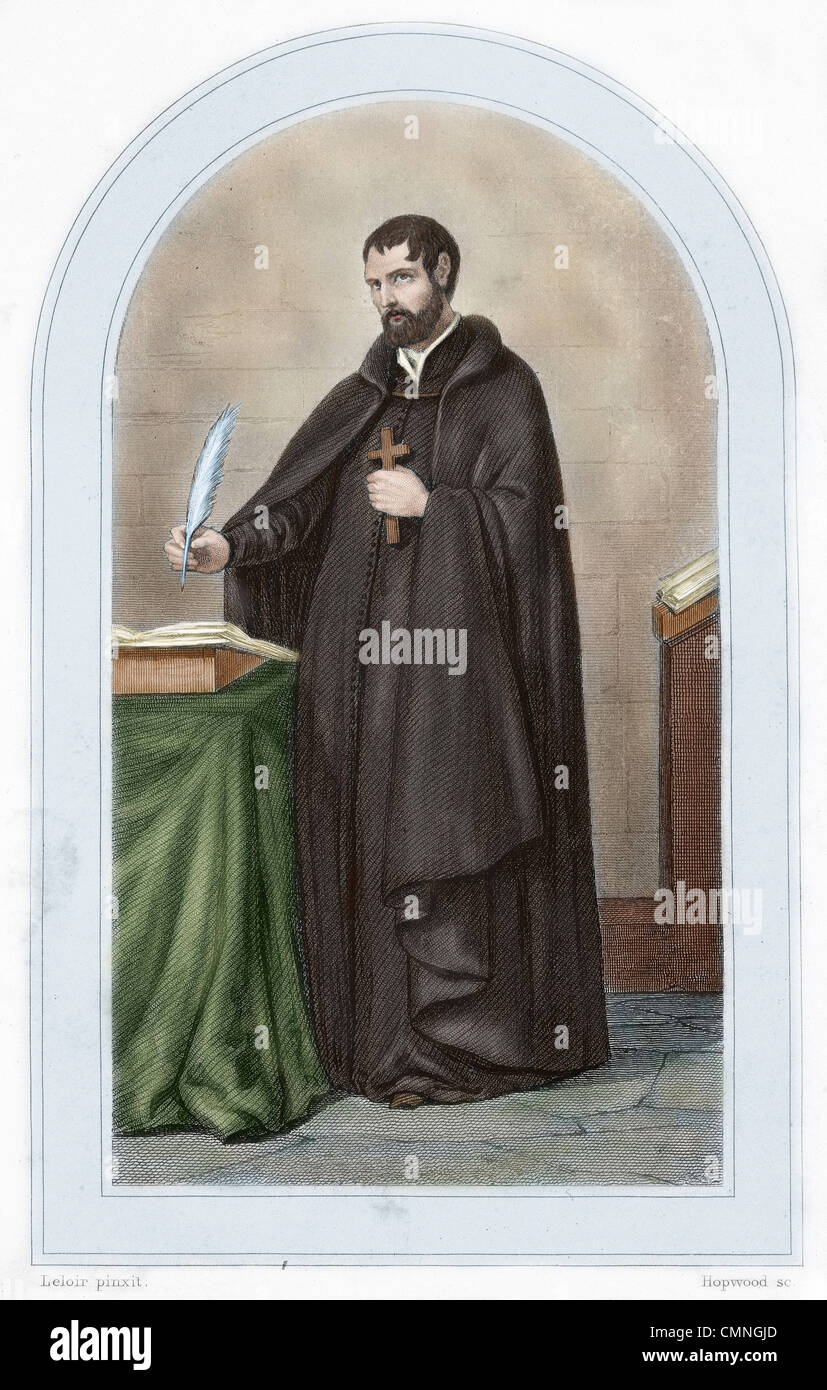 Ignatius von Loyola (1491-1556). Spanische Ritter aus einer baskischen Adelsfamilie, Einsiedler, Priester seit 1537 und Theologe. Stockfoto