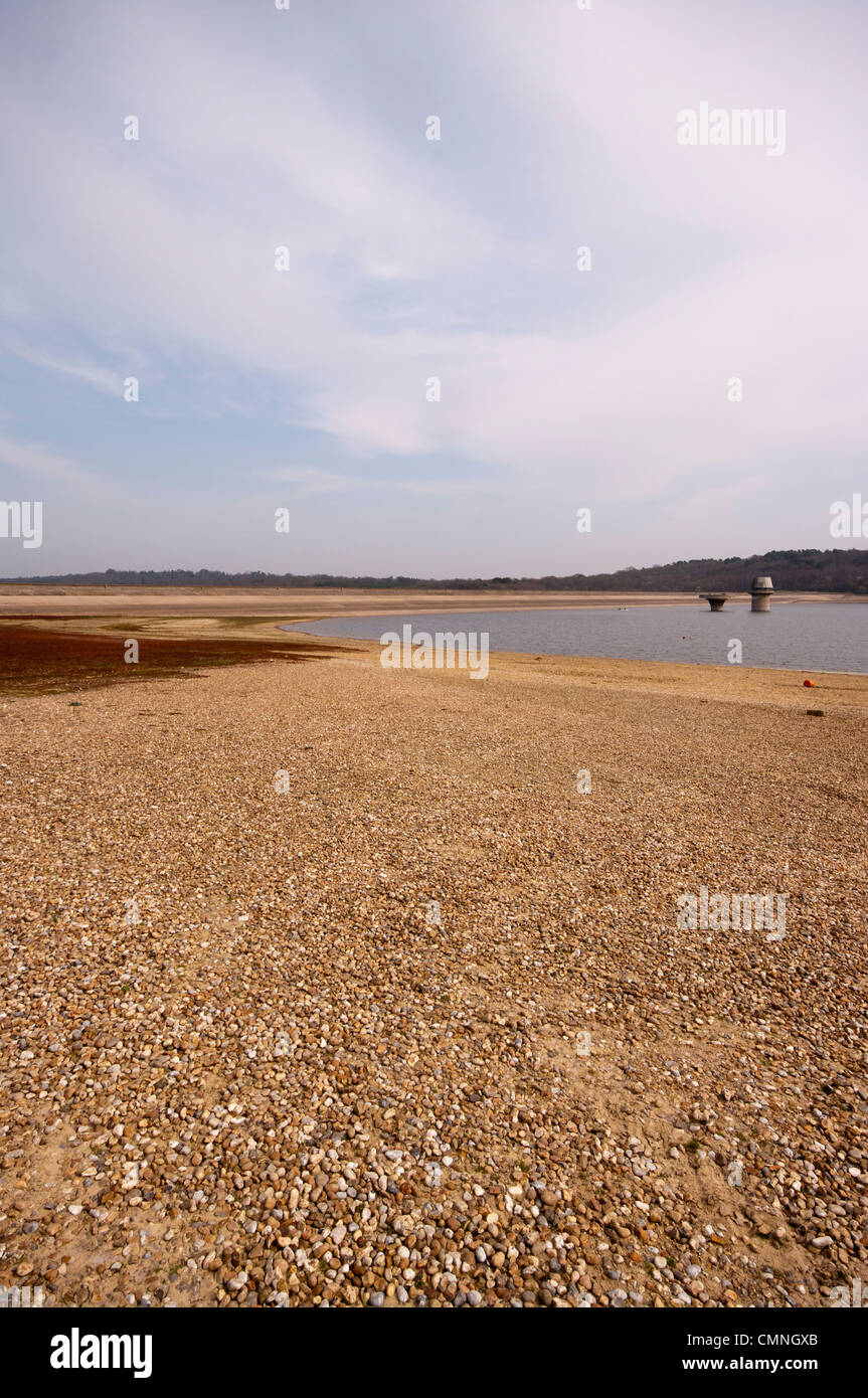 Bewl Wasser Reservoir Kent UK Dürre Gartenschlauch Verbot Stockfoto