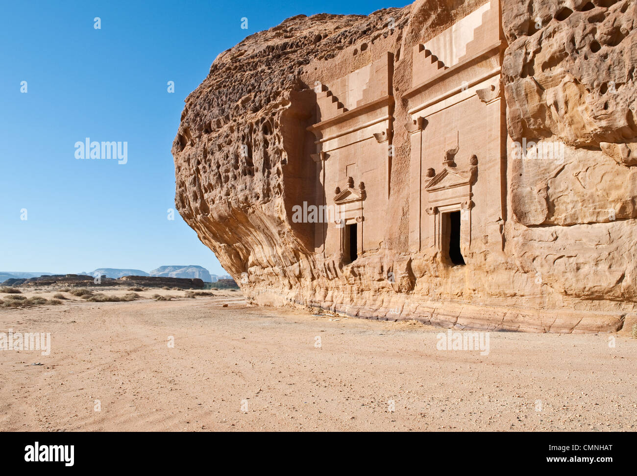 Asien Saudi-Arabien Mada'in Saleh nabatäischen Königreich Stockfoto
