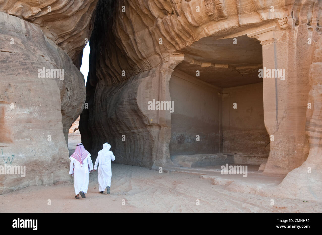 Asien Saudi-Arabien Mada'in Saleh nabatäischen Königreich Stockfoto