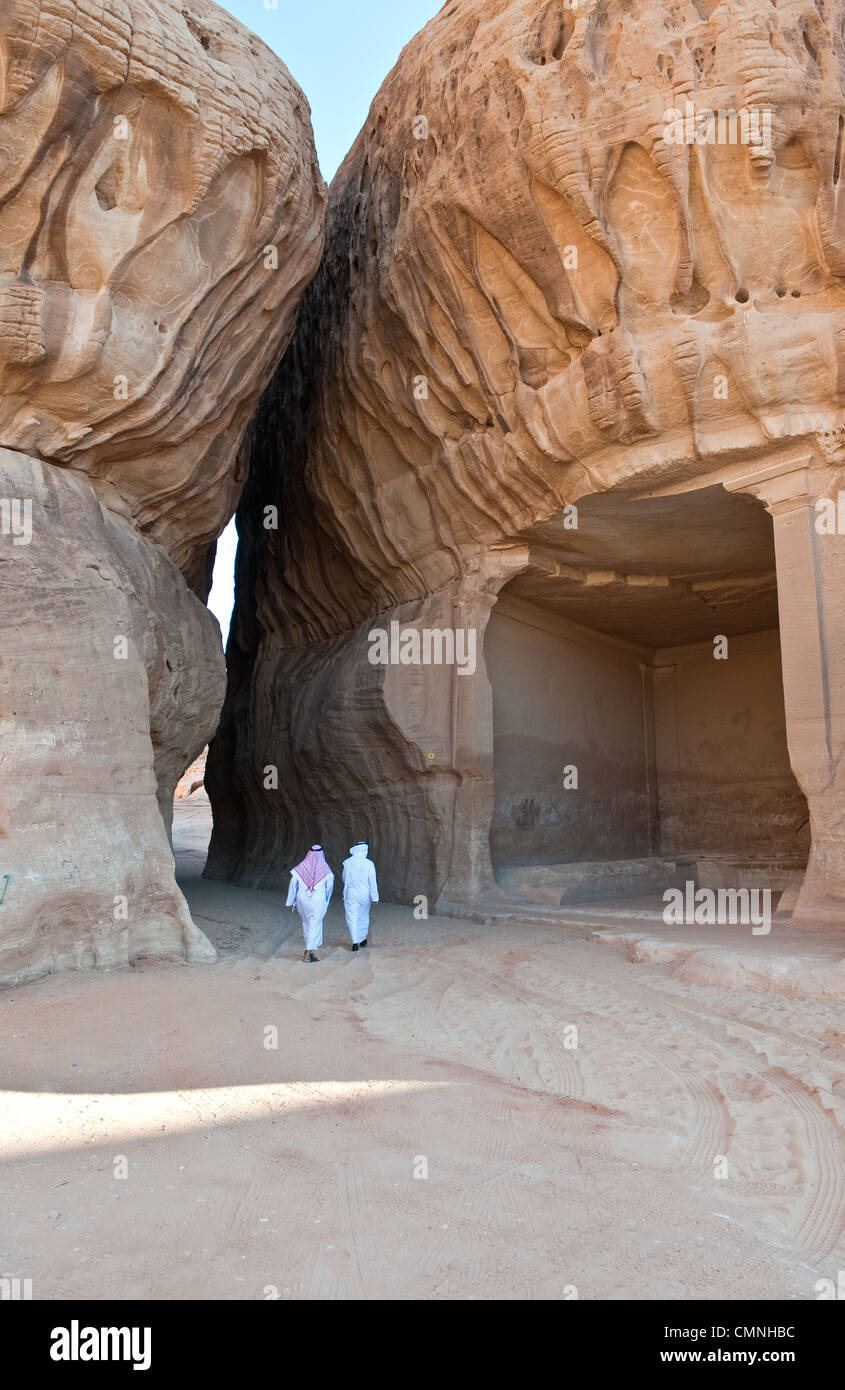 Asien Saudi-Arabien Mada'in Saleh nabatäischen Königreich Stockfoto