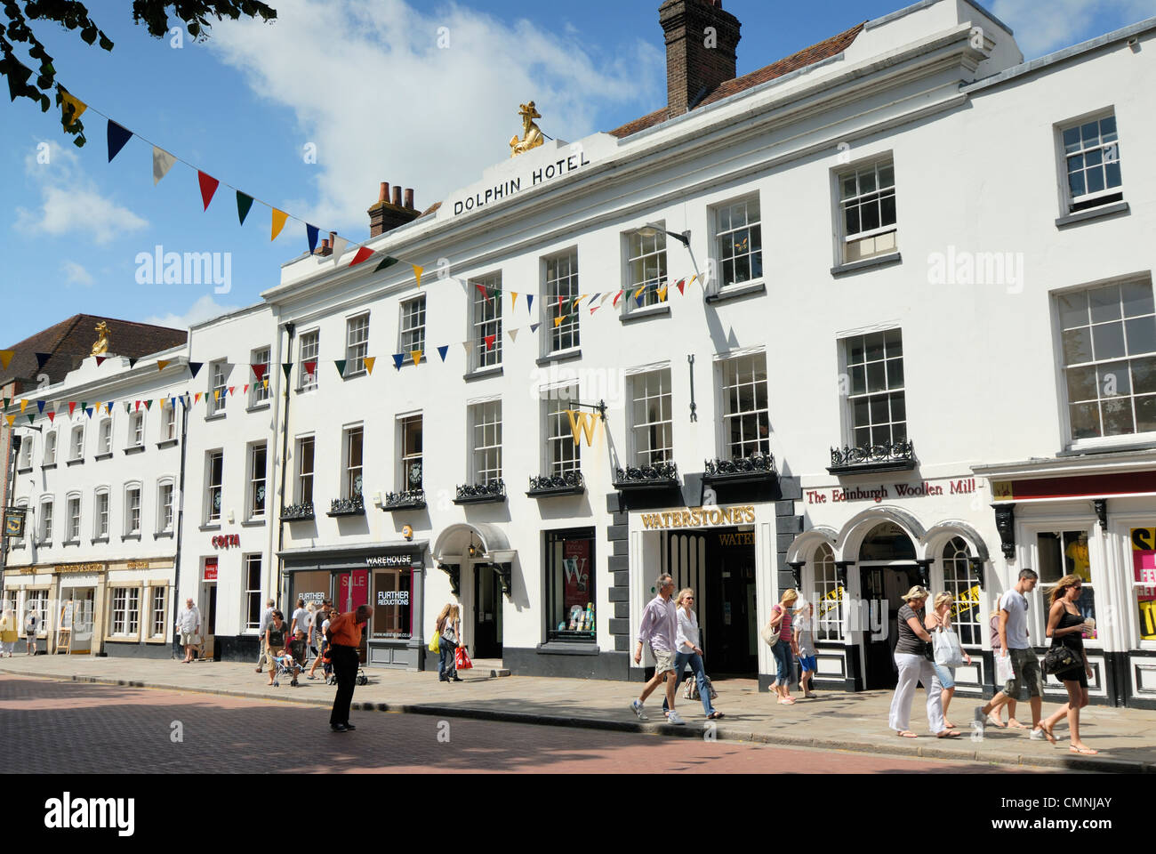 Dolphin Hotel Chichester West Sussex UK Stockfoto