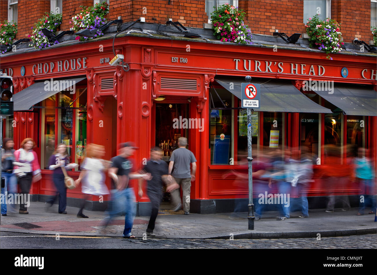 Turks Head Chop House, Dublin, Irland Stockfoto