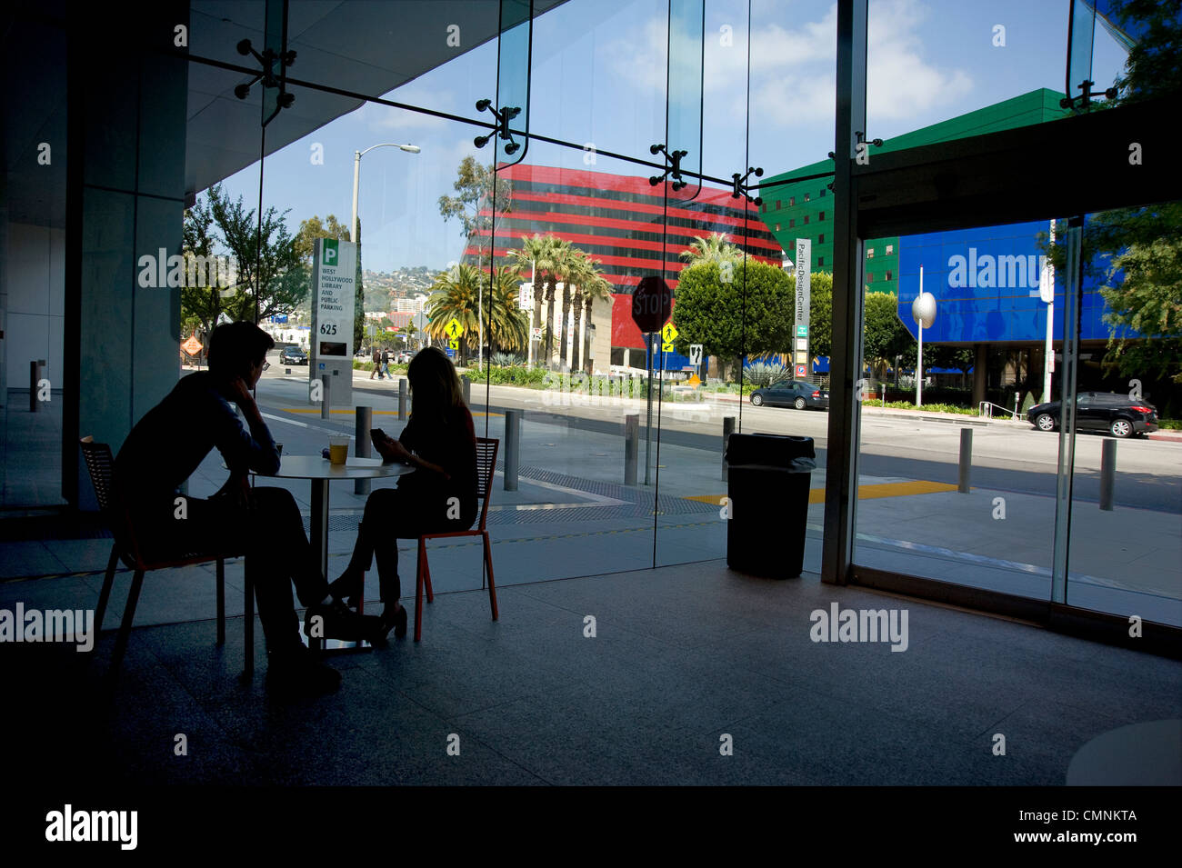 Der Pacific Design Center Komplex in West Hollywood Stockfoto