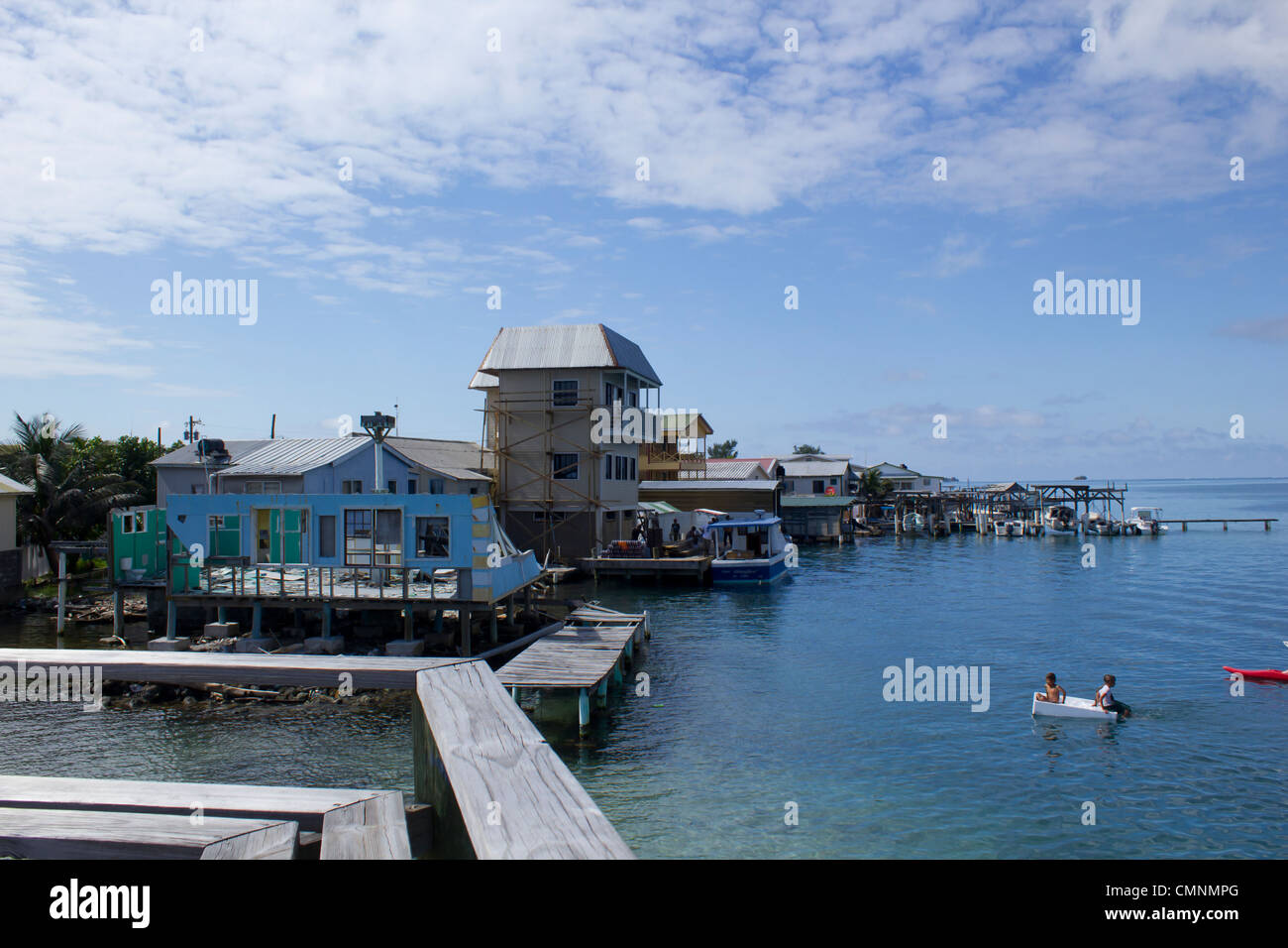 Juwel-Cay, Utila, Honduras Stockfoto