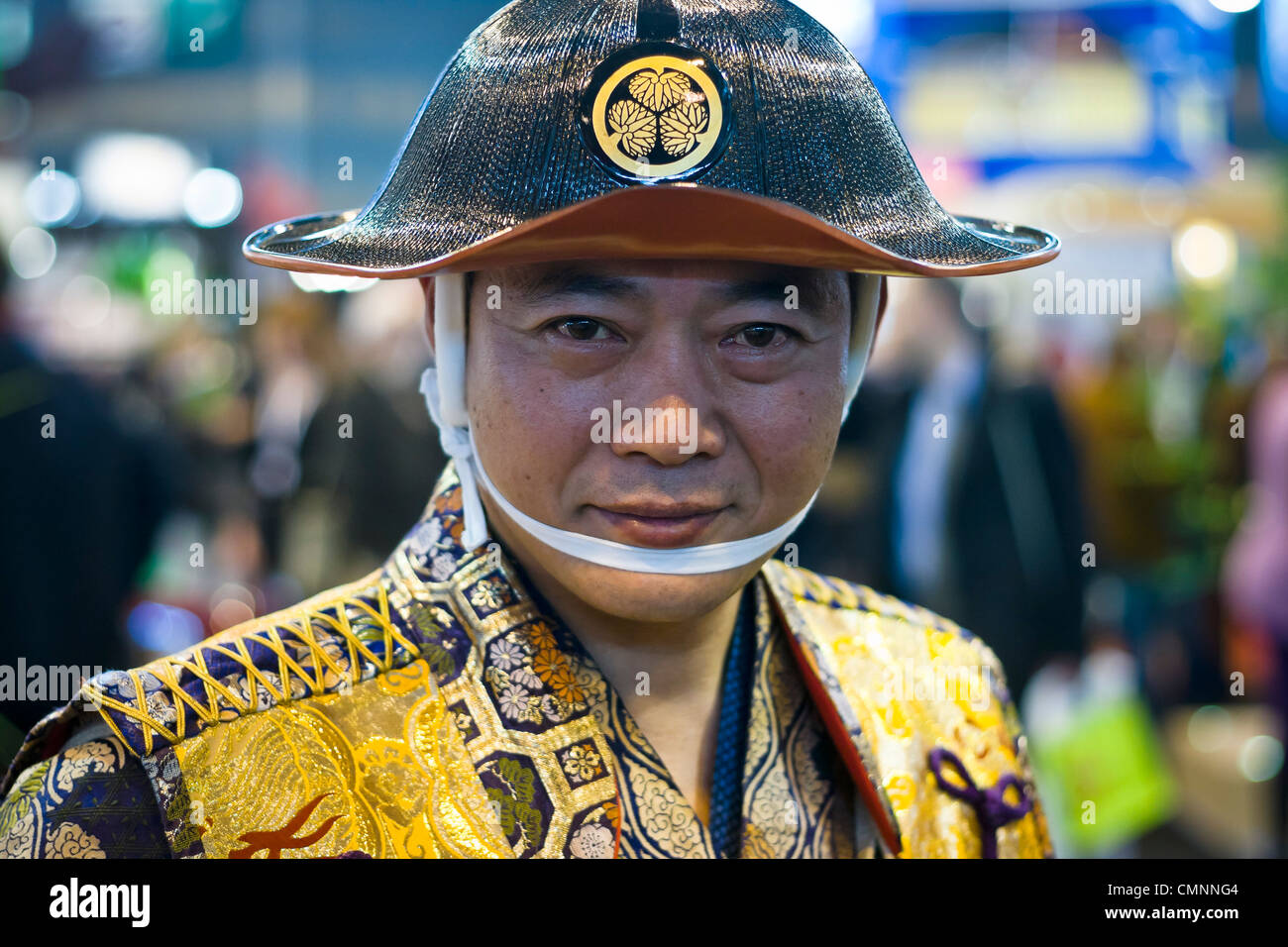 Japanische Samurai Soldat International Tourism Show 2012 Paris Stockfoto