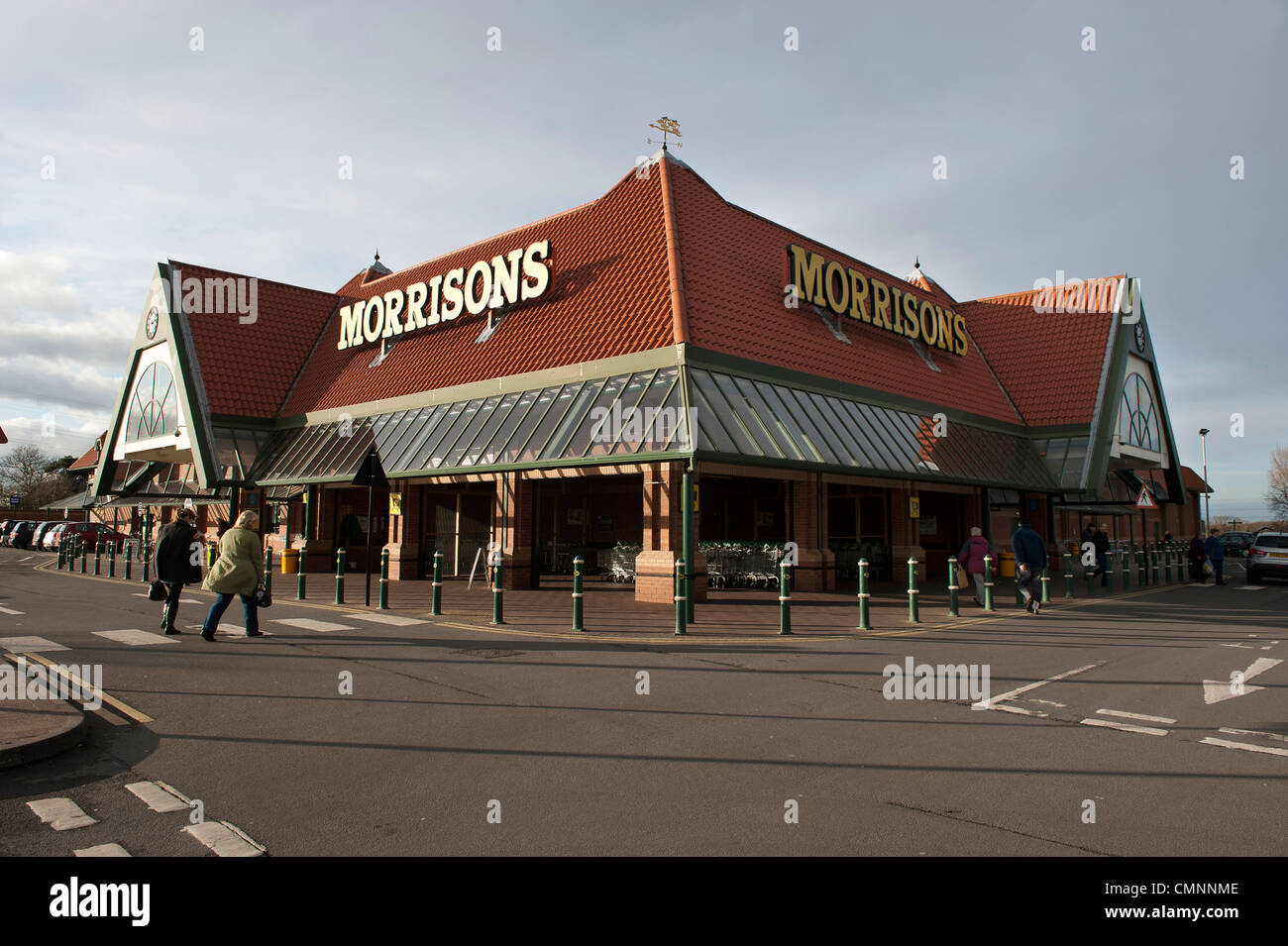 Safeway-Supermarkt, Grimsby, UK. Stockfoto