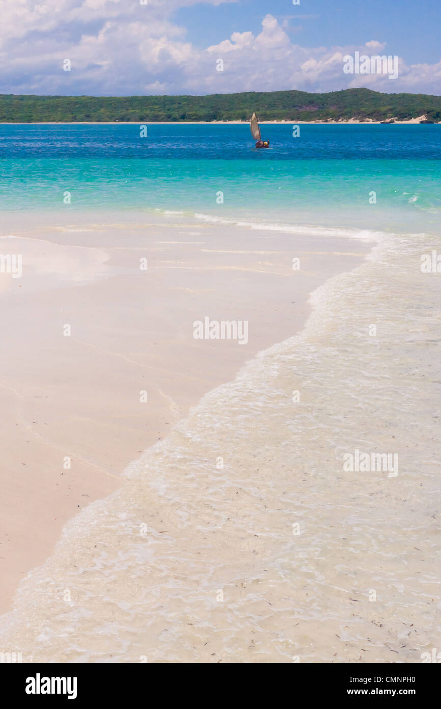 Die Bucht von smaragdgrünen Meer von Antsiranana (Diego Suarez), Norden Madagaskars Stockfoto