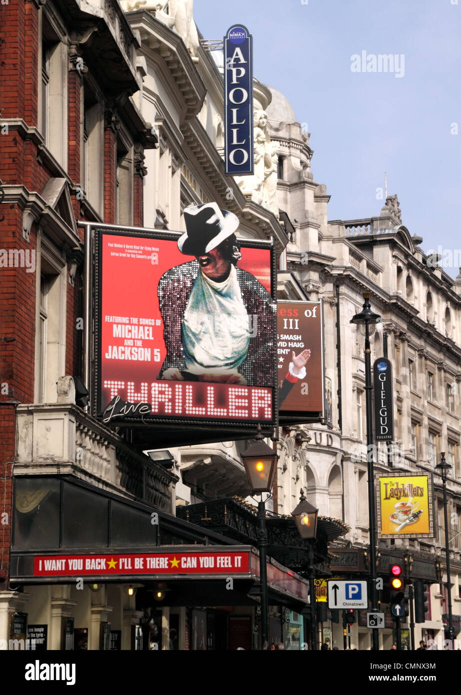 Thriller zeigt am Lyric Theatre Shaftesbury Avenue London März 2012 Stockfoto