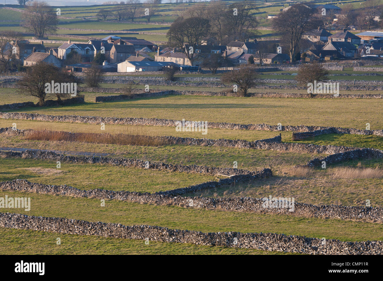 Chemorton Dorf, White Peak, Peak District in Derbyshire, England, UK Stockfoto