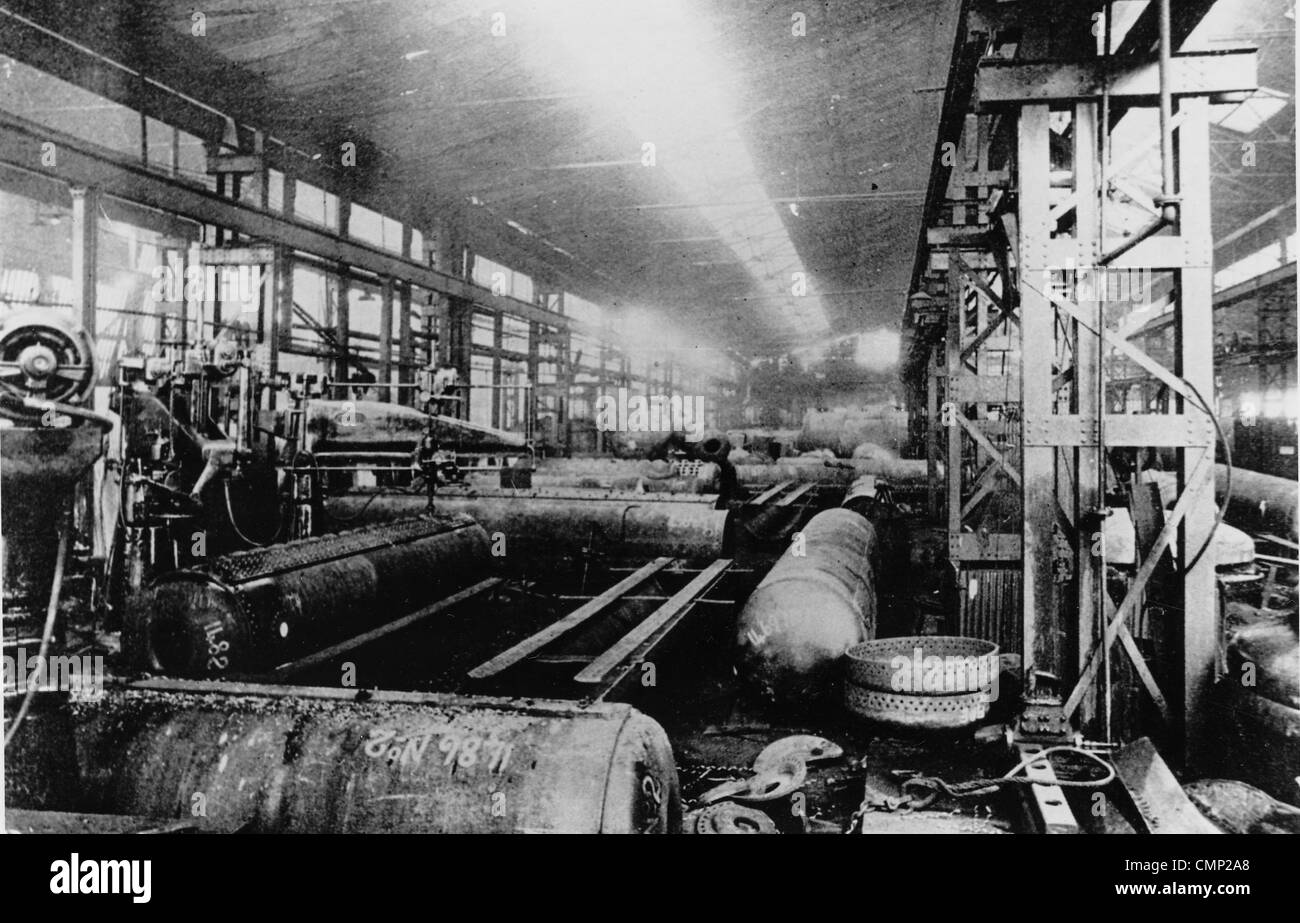 Workshop, John Thompson (Wolverhampton) Ltd., Wolverhampton, Anfang 20. Jhdt. Eine Werkstatt, die Herstellung von Kesseln Spenglerei, Metall Stockfoto