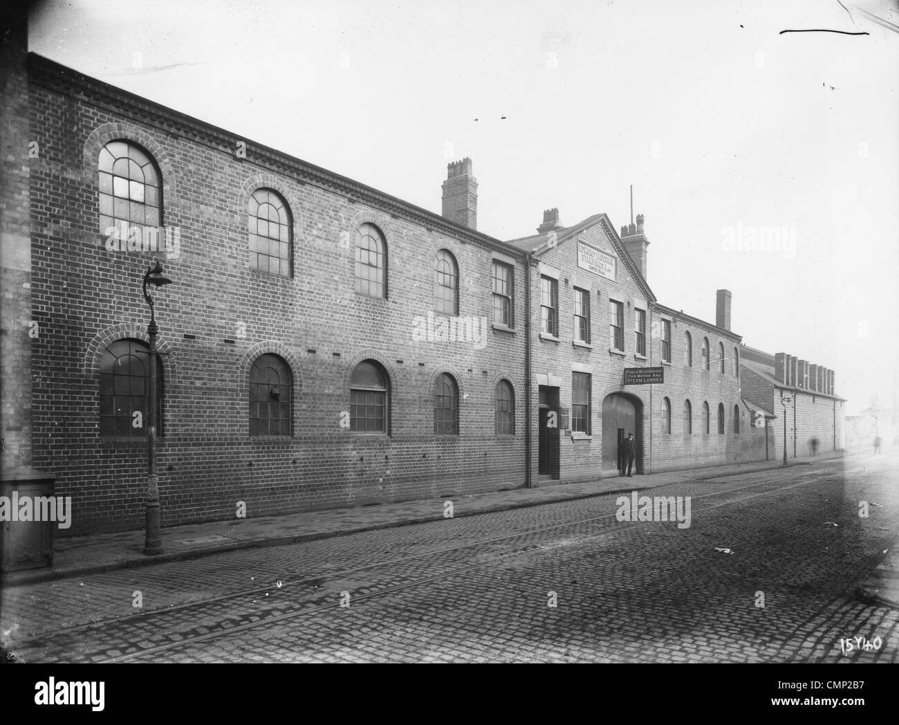 Works, Edmund Vaughan Stanzteile Ltd., Wolverhampton, Anfang 20. Jhdt. Die "Falcon" Werksgelände in Horseley Fields. Stockfoto