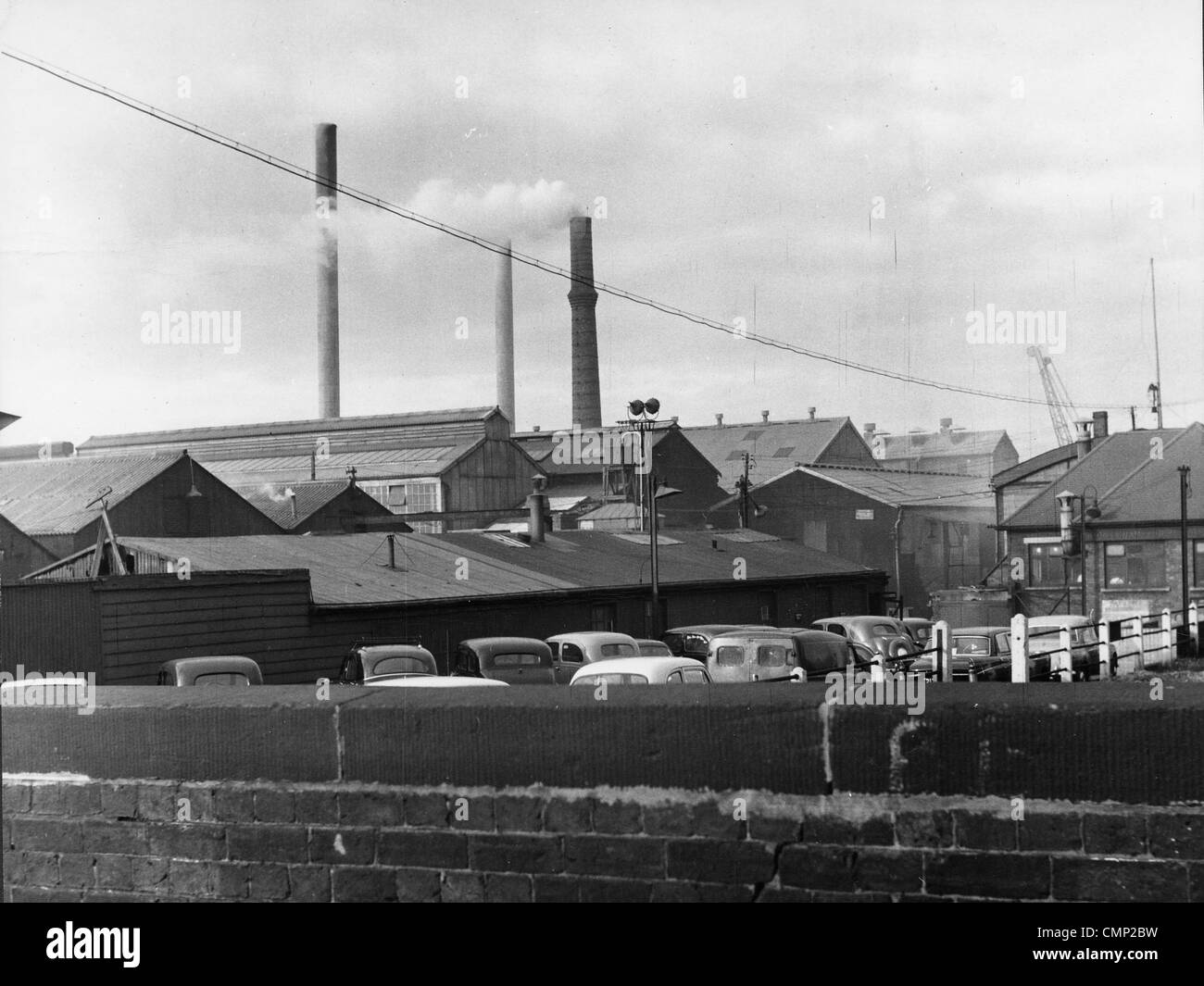 Werke, gestanzten Stahl Rohr Company Ltd, Birmingham, Anfang 20. Jhdt. Ein Blick auf die Werke in Birmingham. Stockfoto