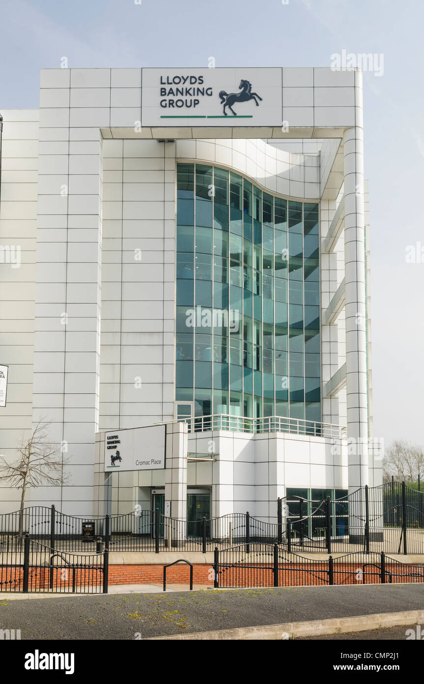 Lloyds Bankging Gruppe, Belfast Gaswerk Stockfoto