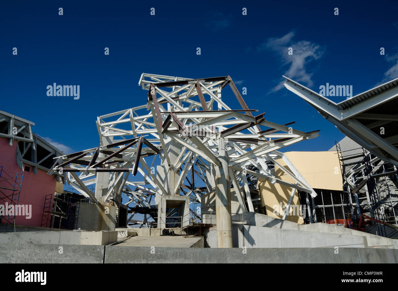 Bauarbeiten der Biodiversität Museum Stockfoto