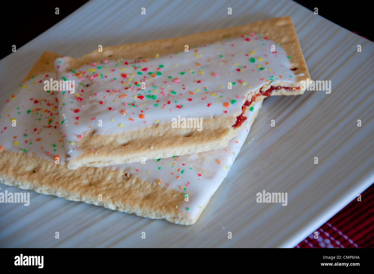 Poptart Kinder dessert Stockfoto