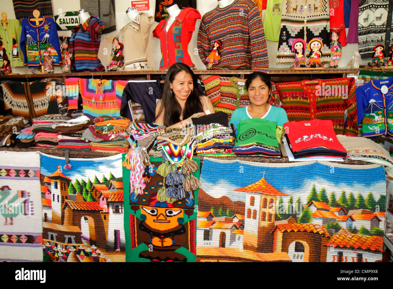 Lima Peru, Jiron de la Union, Shopping Shopper Shopper Shop Shops Markt Märkte Kauf Verkauf, Einzelhandel Geschäfte Business-Unternehmen, Bezirk, textil Stockfoto