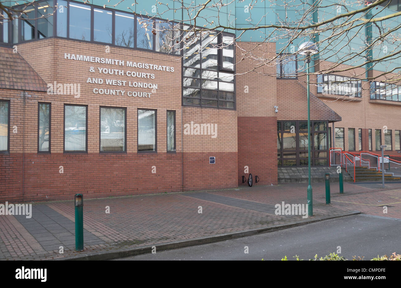 Hammersmith Magistrate & Jugend Gerichte und West London County Court, Hammersmith, West London, UK. Stockfoto