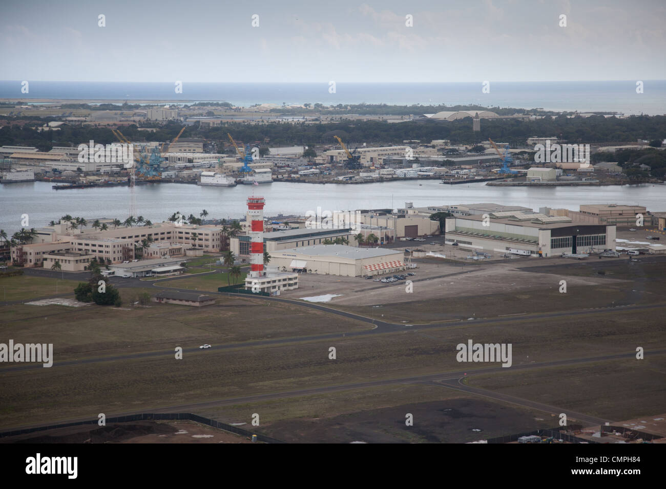 Ford Insel in Pearl Harbor Oahu, Hawaii Stockfoto