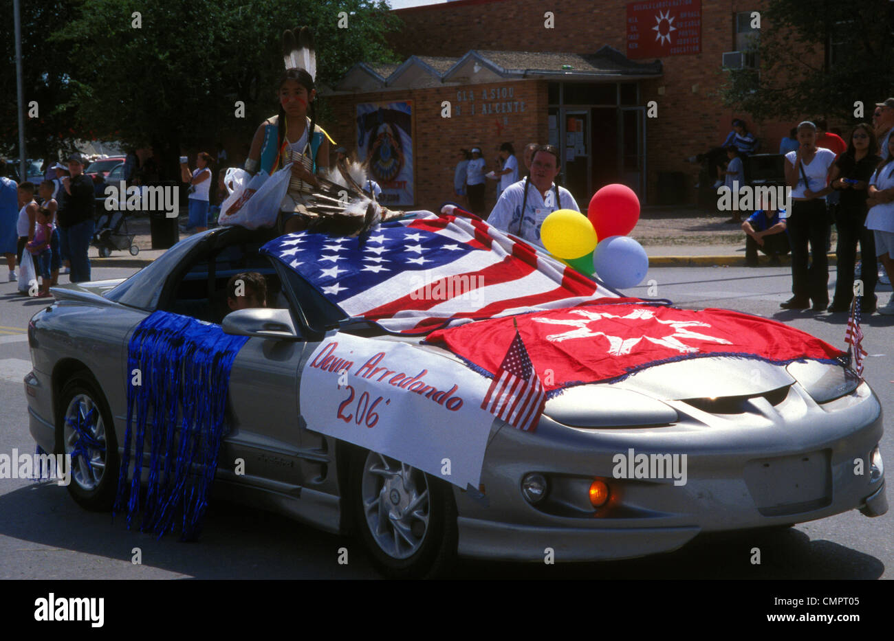 Die amerikanischen Ureinwohner, Pine-Ridge-Reservat, South Dakota, USA Stockfoto