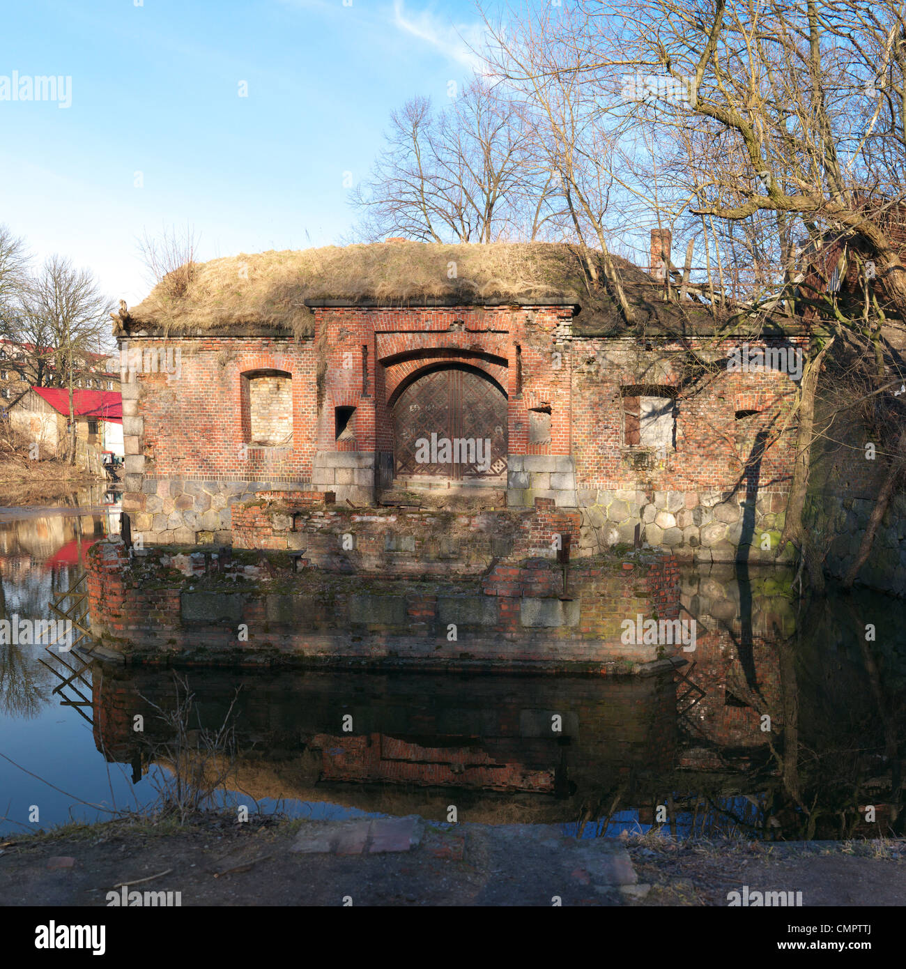 Festungen von Königsberg (Kaliningrad) im Yuzhny Park (Horst-Wessel-Park, Südpark) Stockfoto