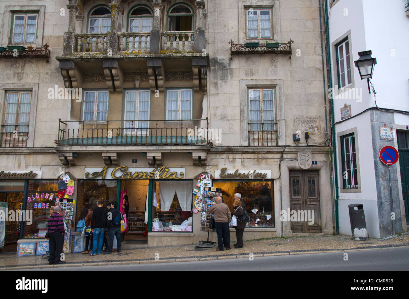 Praca da Republica Quadrat Sintra Portugal Mitteleuropa Stockfoto