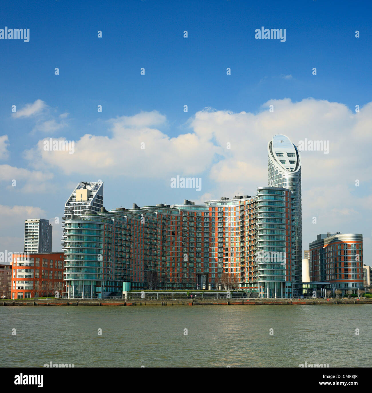 New Providence Wharf. Stockfoto