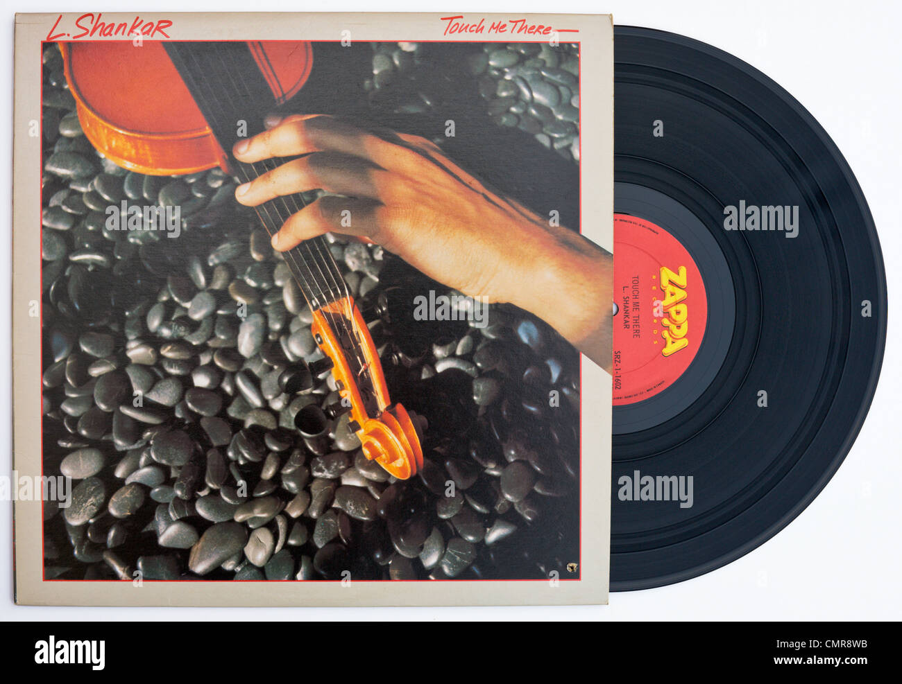 L. SHANKAR Touch Me There Vinyl Album-Cover veröffentlicht 1979 auf ZAPPA Records produziert von FRANK ZAPPA Stockfoto