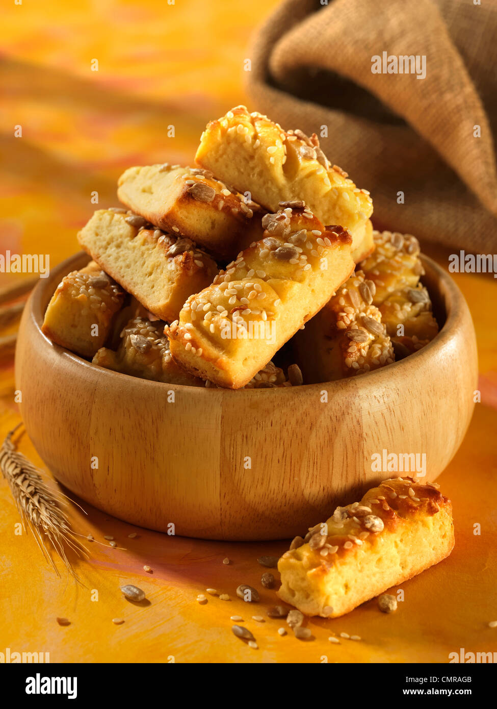 salzige Snacks Stockfoto