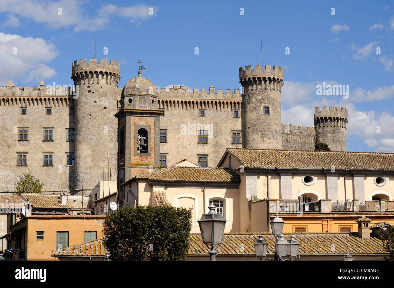 Italien, Latium, Bracciano, Castello Orsini Odescalchi Burg Stockfoto