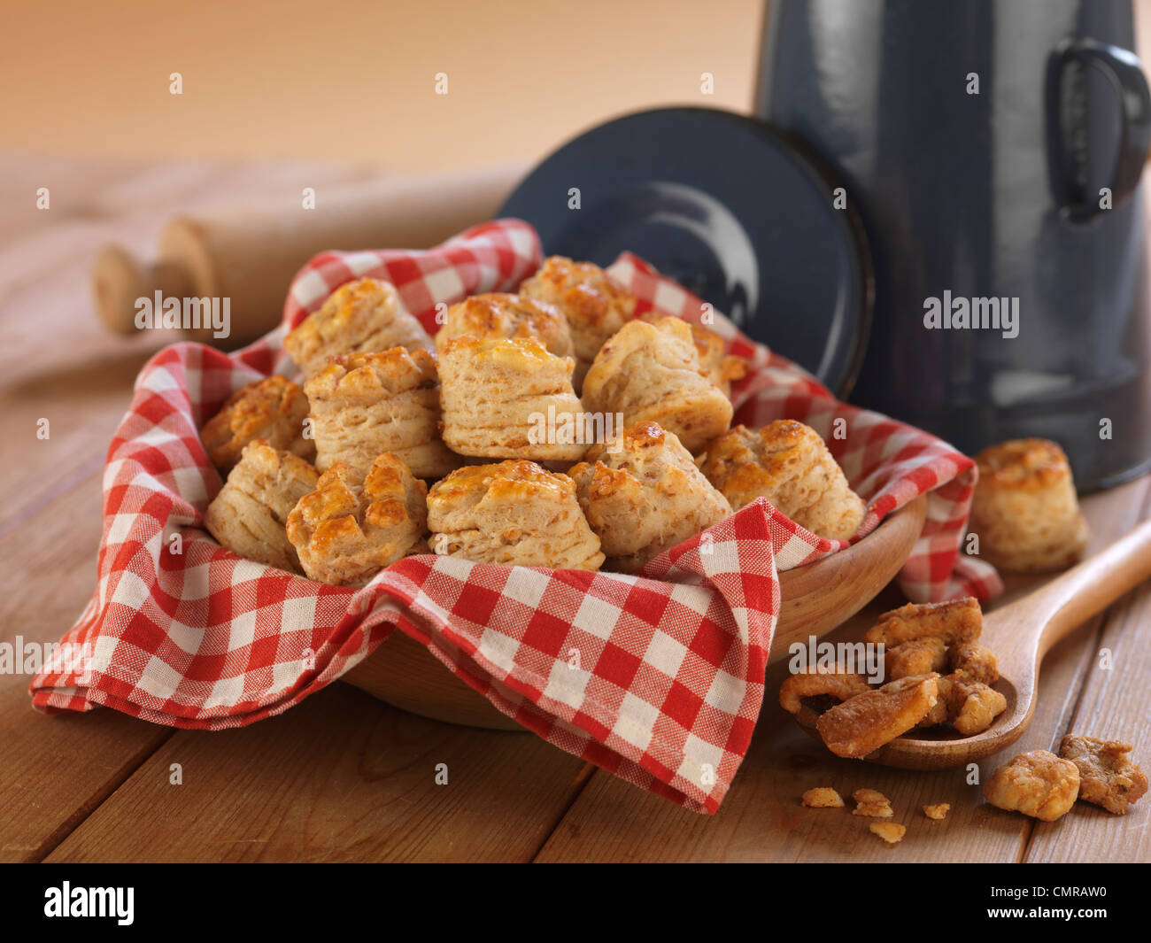 Grieben Kuchen Stockfoto