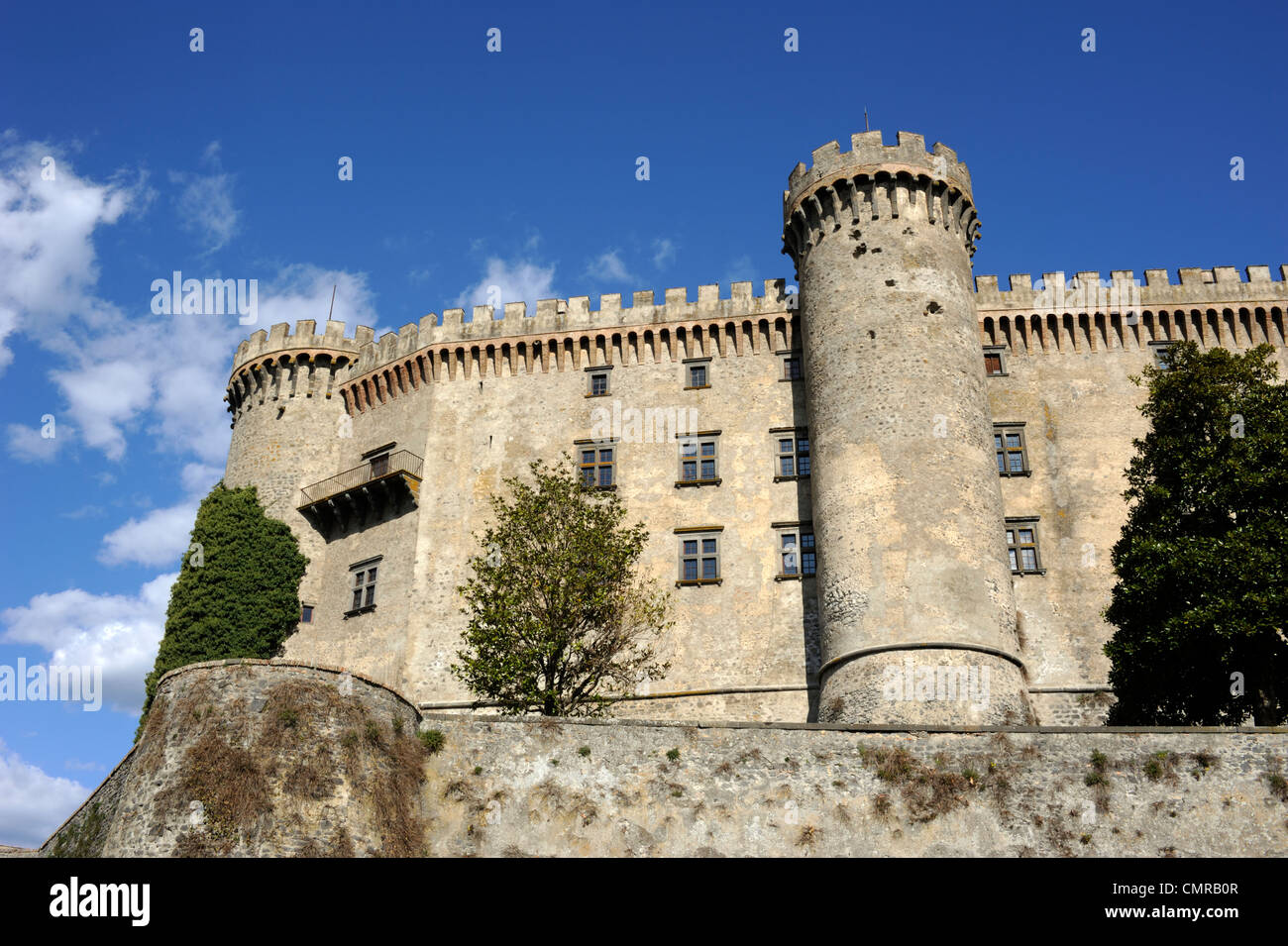 Italien, Latium, Bracciano, Castello Orsini Odescalchi Burg Stockfoto