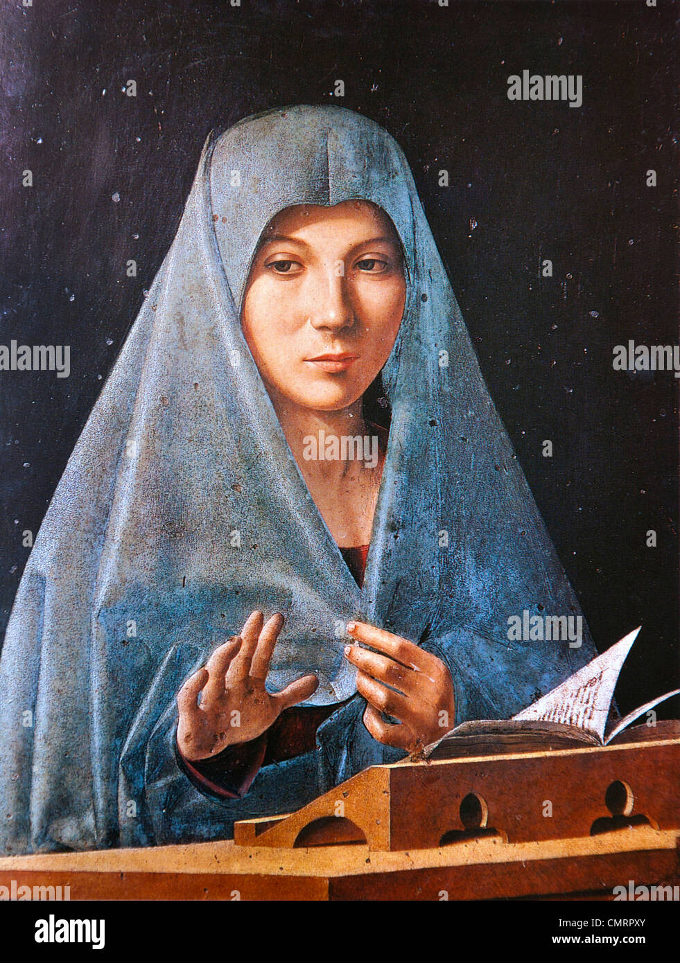 Antonello da Messina, Jungfrau Maria Verkündigung (Palermo Verkündigung) Stockfoto