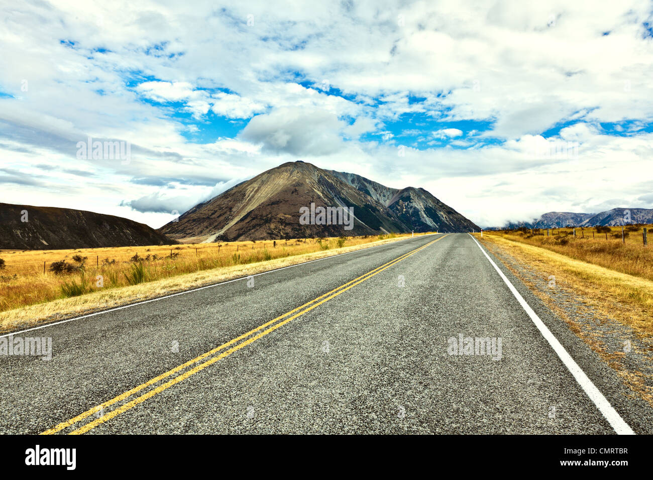 Großen alpinen Autobahn. Arthurs Pass. Neuseeland Stockfoto