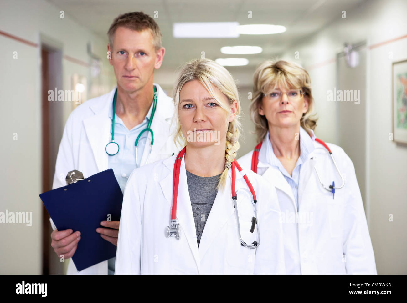 Drei Ärzte Stockfoto