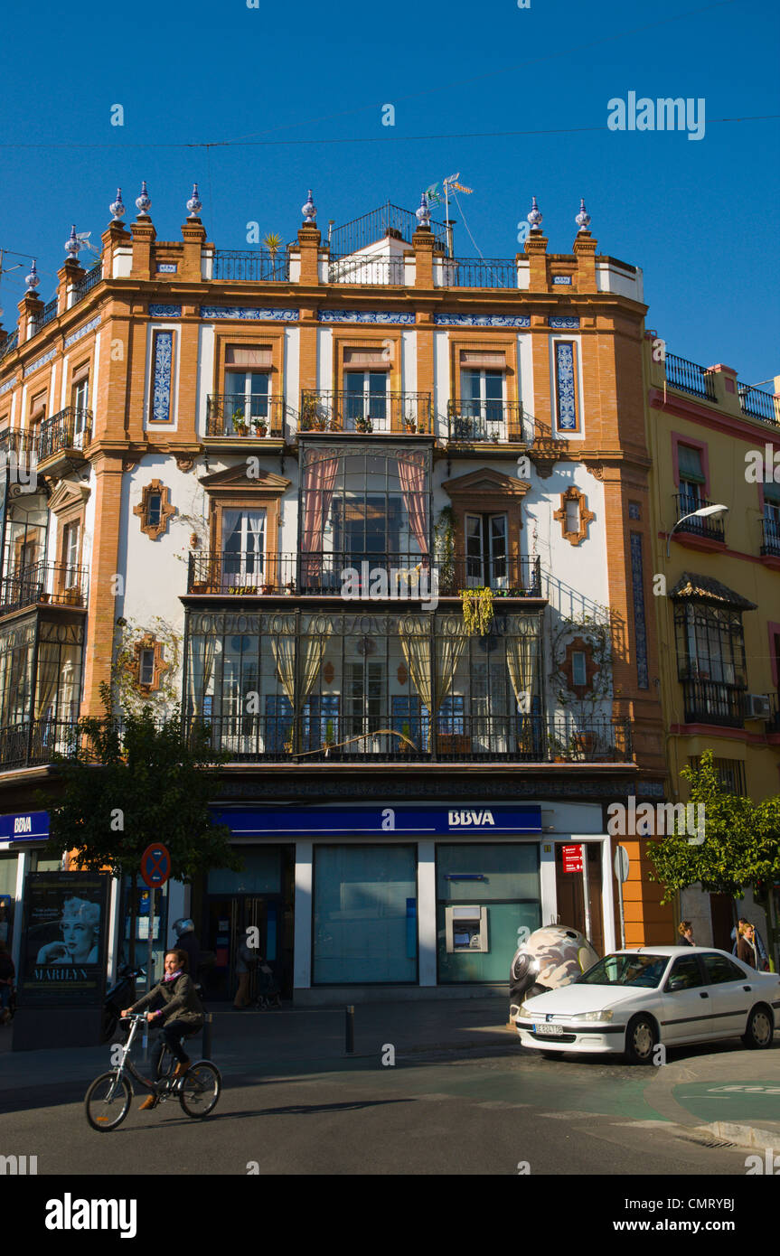 Stadtteil Triana Sevilla Andalusien Spanien Stockfoto