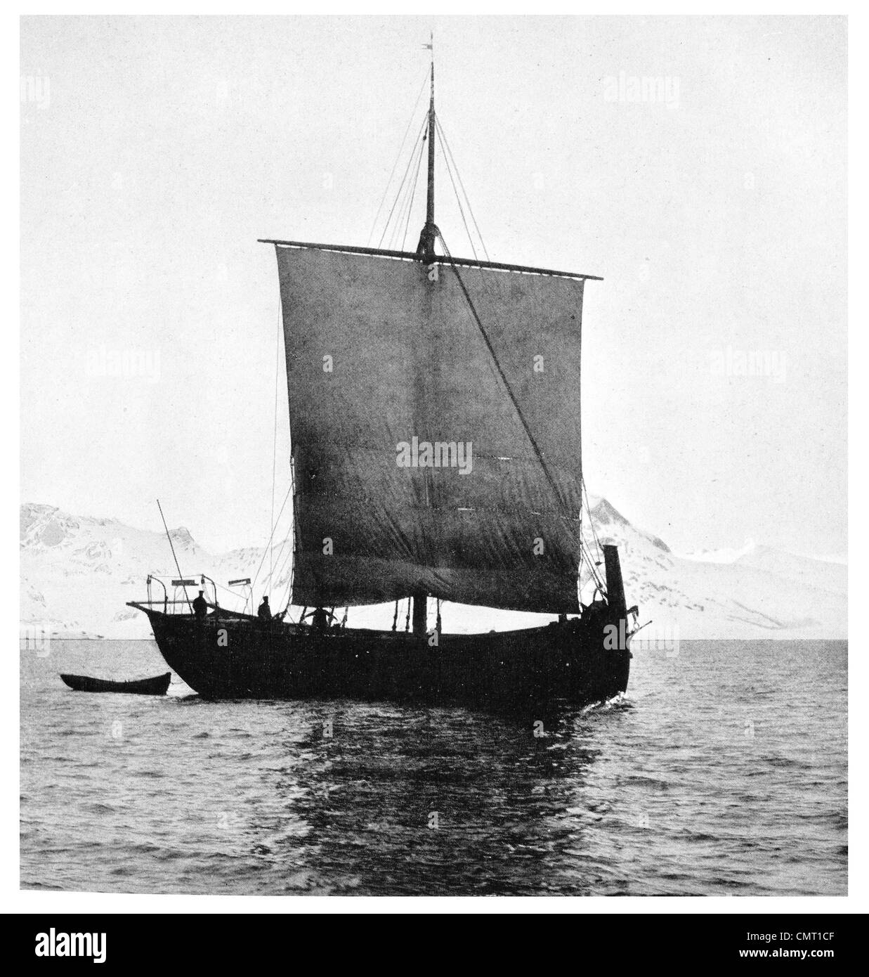 1924-norwegischen Fischerboot Viking Stockfoto