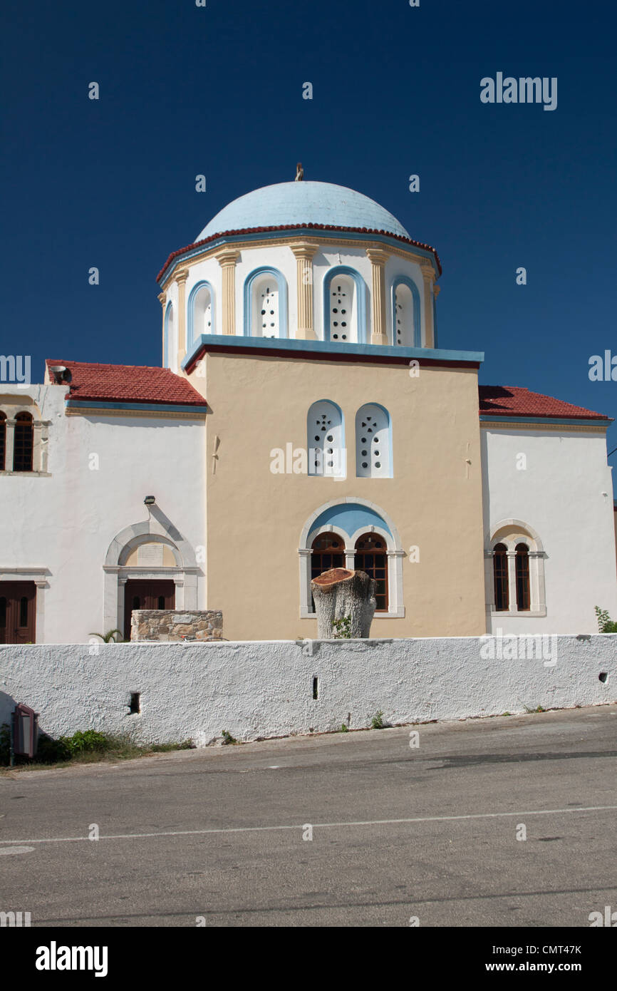 Griechische Kapelle auf der Insel Kos, Griechenland Stockfoto