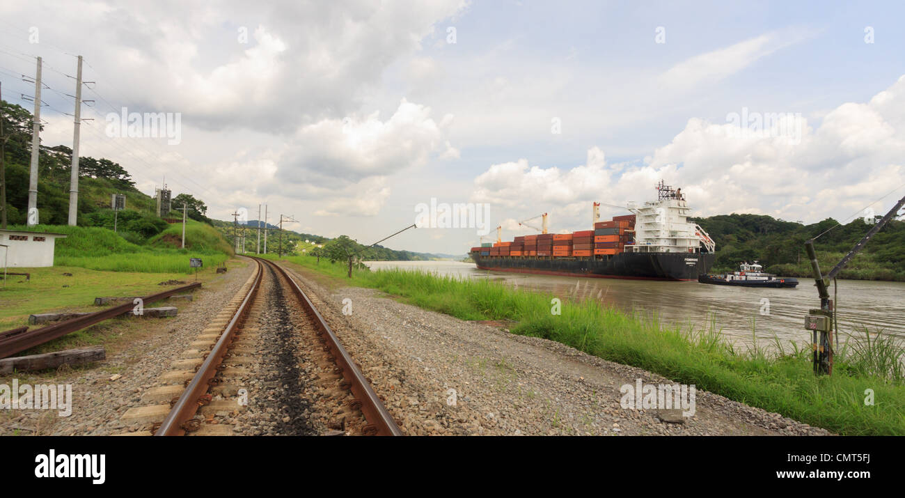 Gamboa und Panamakanal Stockfoto Gamboa und Panamakanal Stockfoto
