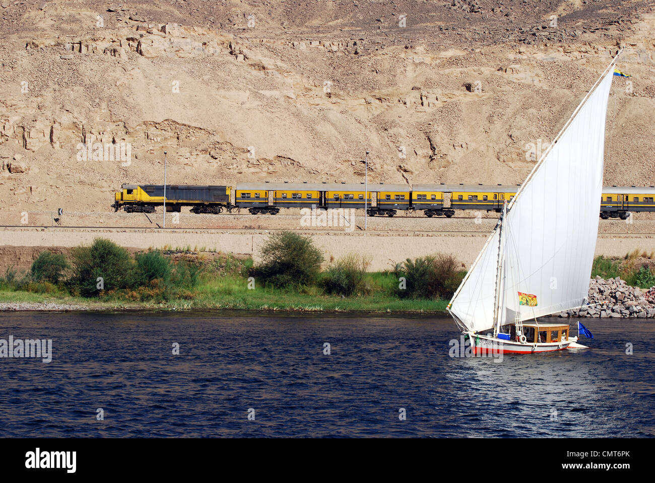 Schnellen und langsamen Transport Anzahl 3074 Stockfoto