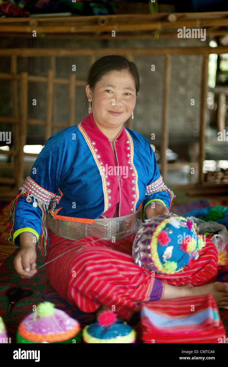 Karen Hill Tribe. Thailand Stockfoto