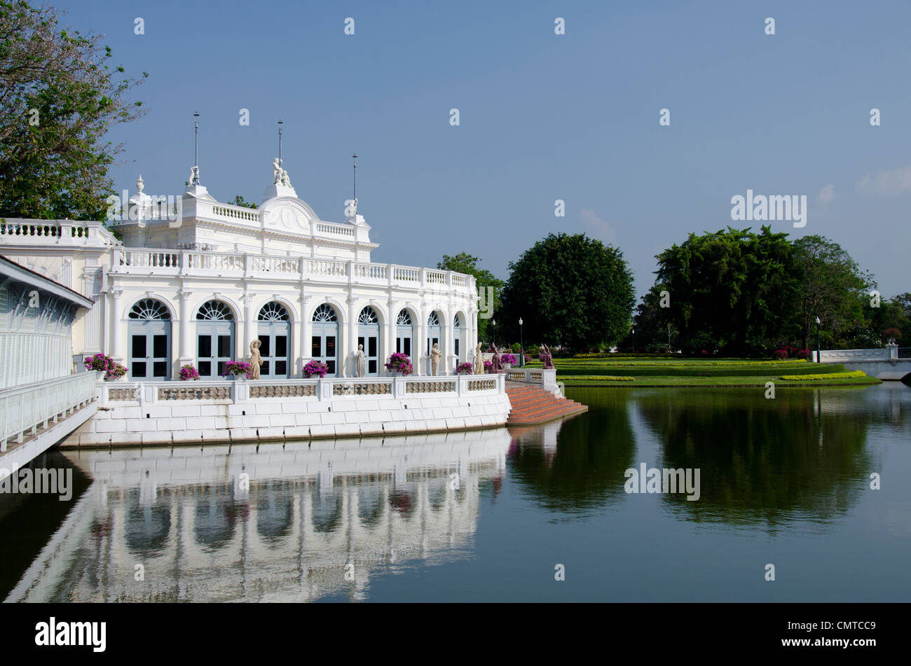 Thailand, Bangkok Ayutthaya Provinz. Bang Pa-in Palace (aka Royal summer palace). Stockfoto