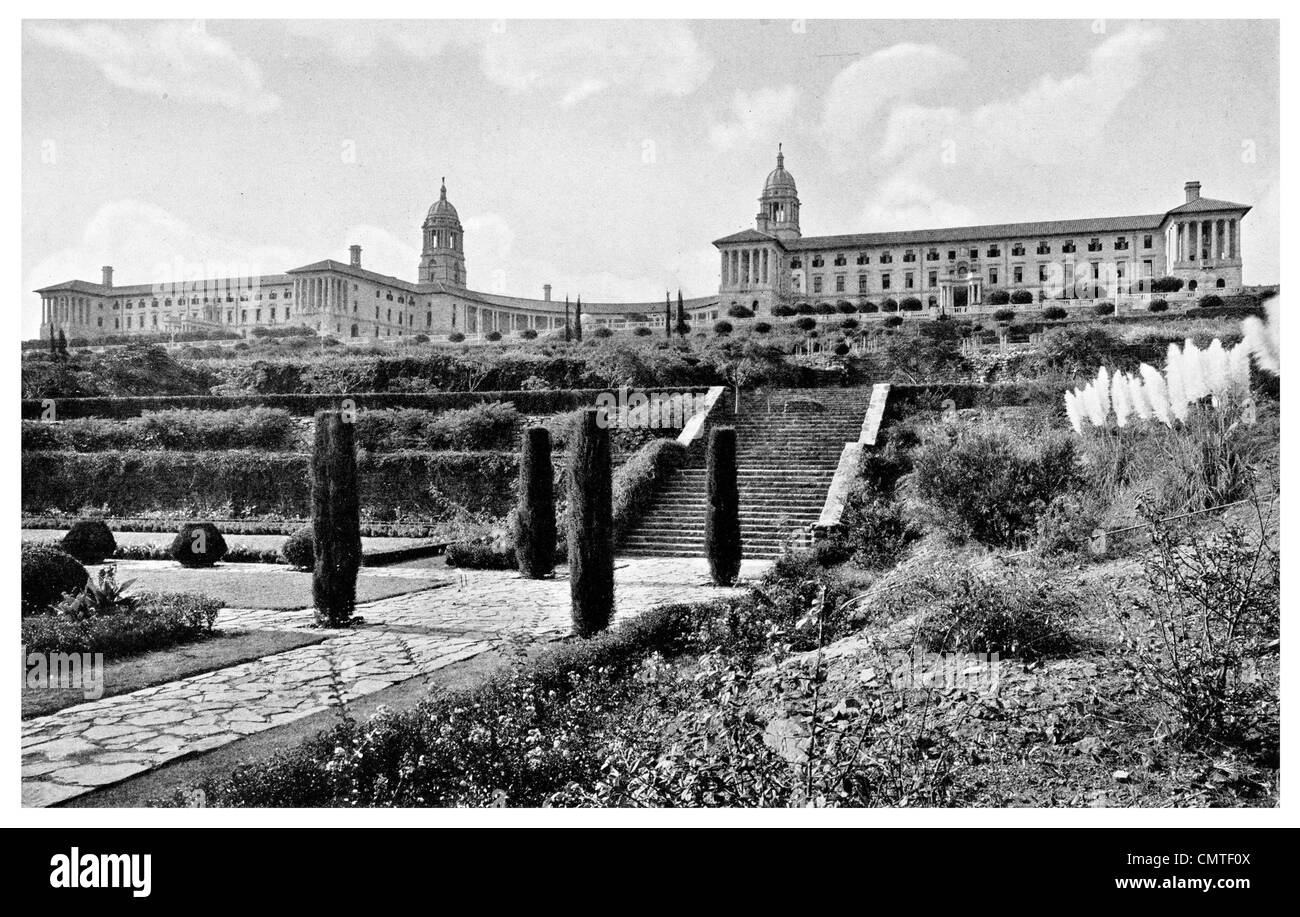 1925 Hauptstadt Pretoria Parlament Gebäude Südafrika Regierung Union Stockfoto